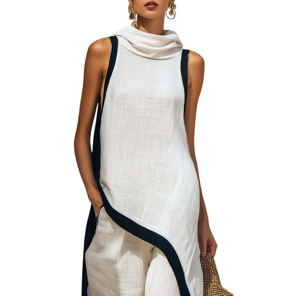 BEATRICE LUCCA | JOVANNE COMPLETO LINO ELEGANTE