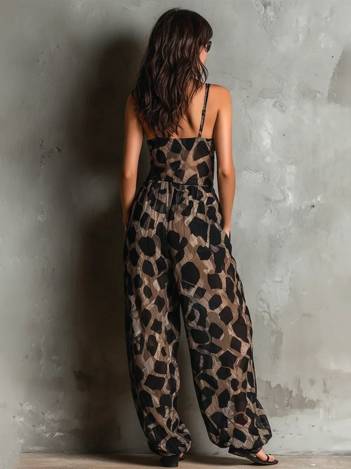 BEATRICE LUCCA | TUTA STAMPA LEOPARDO DA DONNA