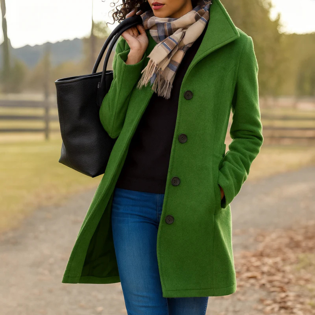Aurora | Cappotto Classico in Panno con Sciarpa Coordinata in Omaggio