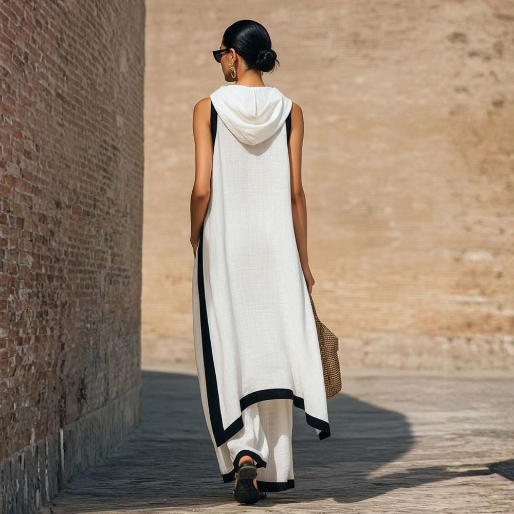 BEATRICE LUCCA | JOVANNE COMPLETO LINO ELEGANTE