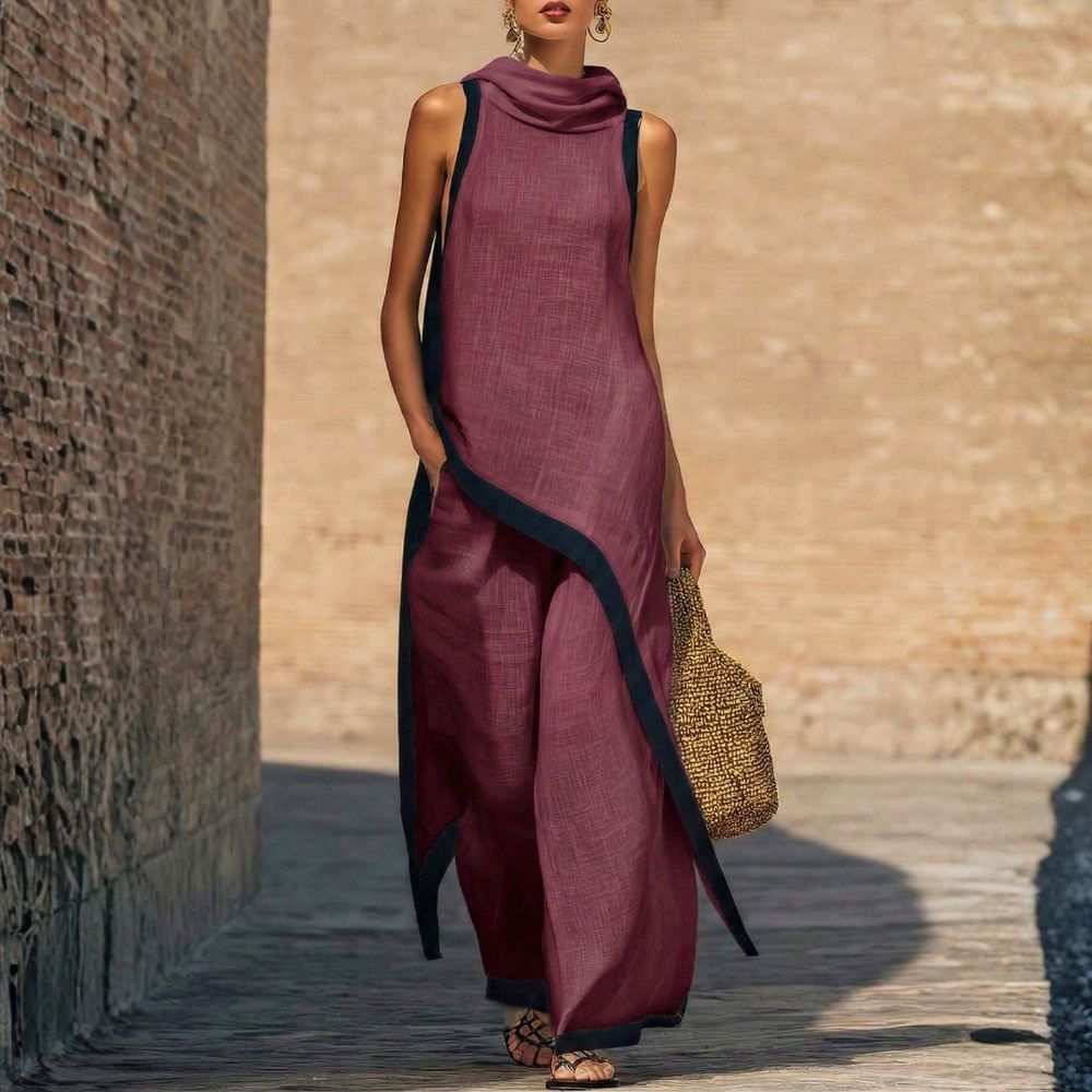 BEATRICE LUCCA | JOVANNE COMPLETO LINO ELEGANTE