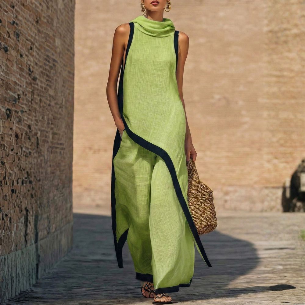 BEATRICE LUCCA | JOVANNE COMPLETO LINO ELEGANTE