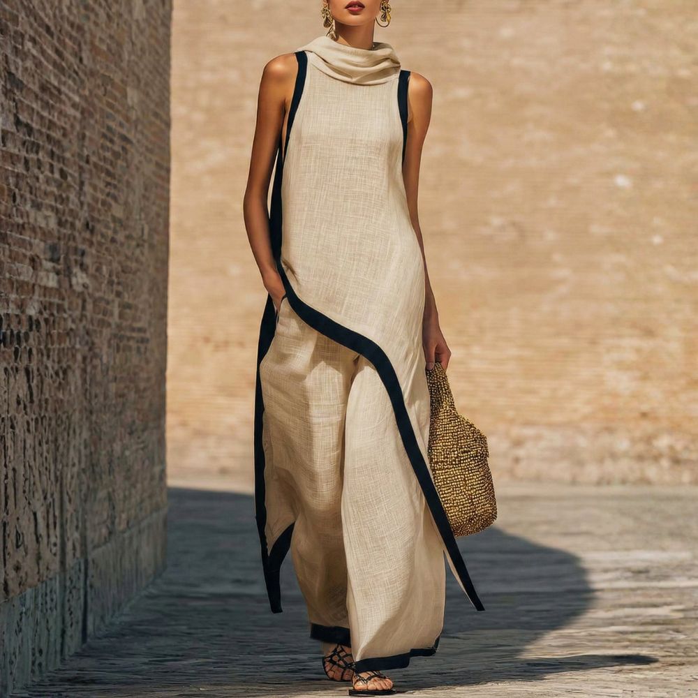 BEATRICE LUCCA | JOVANNE COMPLETO LINO ELEGANTE