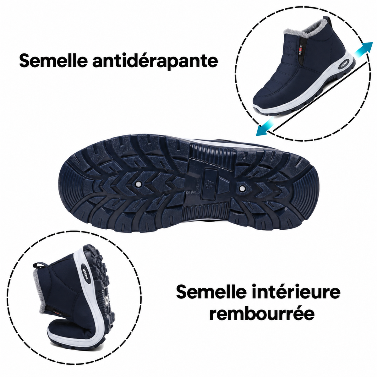 Martine | Stivaletti Casual da Donna Senza Lacci