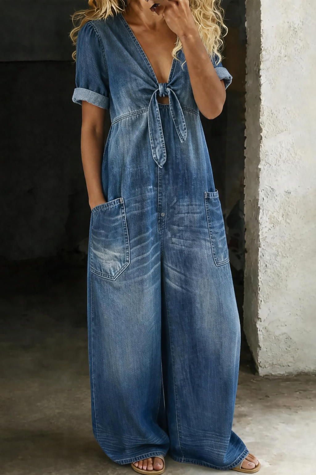 BEATRICE LUCCA | MAYA TUTA CORTA IN DENIM DA DONNA
