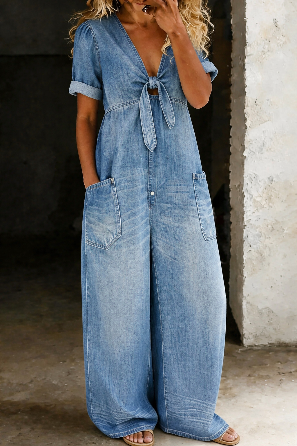 BEATRICE LUCCA | MAYA TUTA CORTA IN DENIM DA DONNA