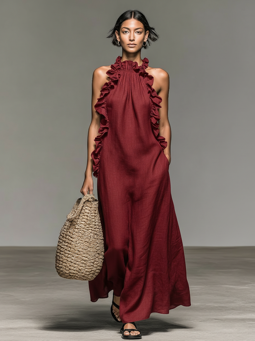 BEATRICE LUCCA | COMPLETO KIMONO CORALLO STAMPATO DA DONNA
