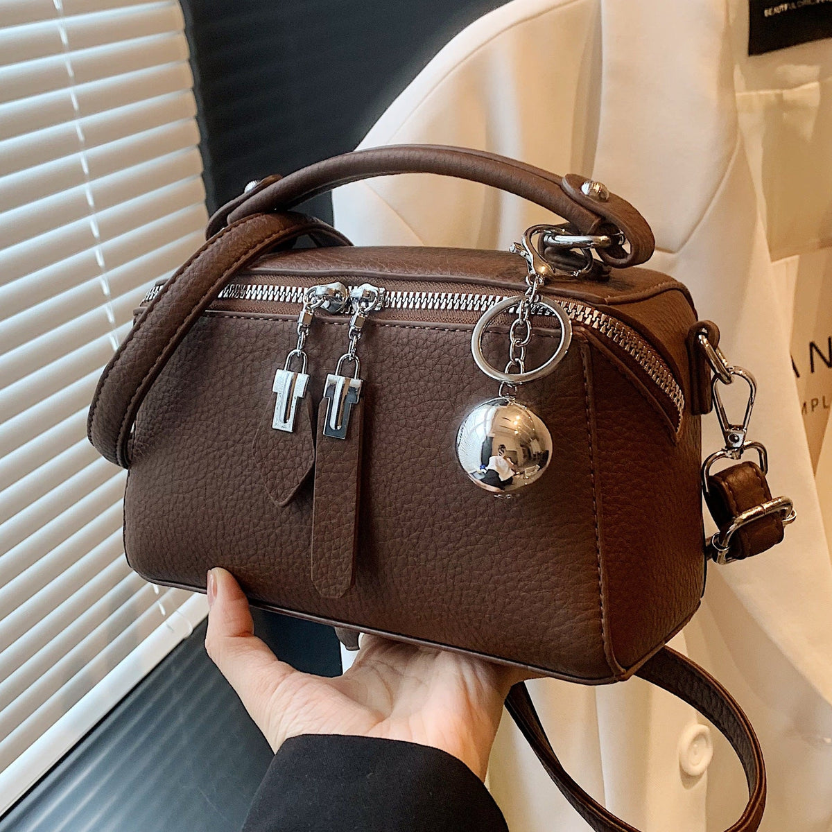 Borsa Mini Elegante con Manico e Tracolla