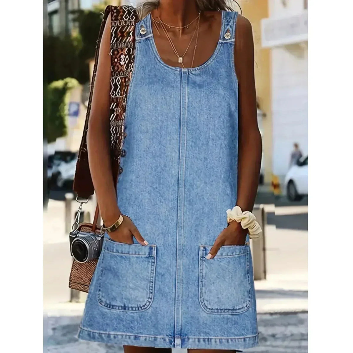 BEATRICE LUCCA | SAYLOR ABITO RILASSATO IN DENIM DA DONNA