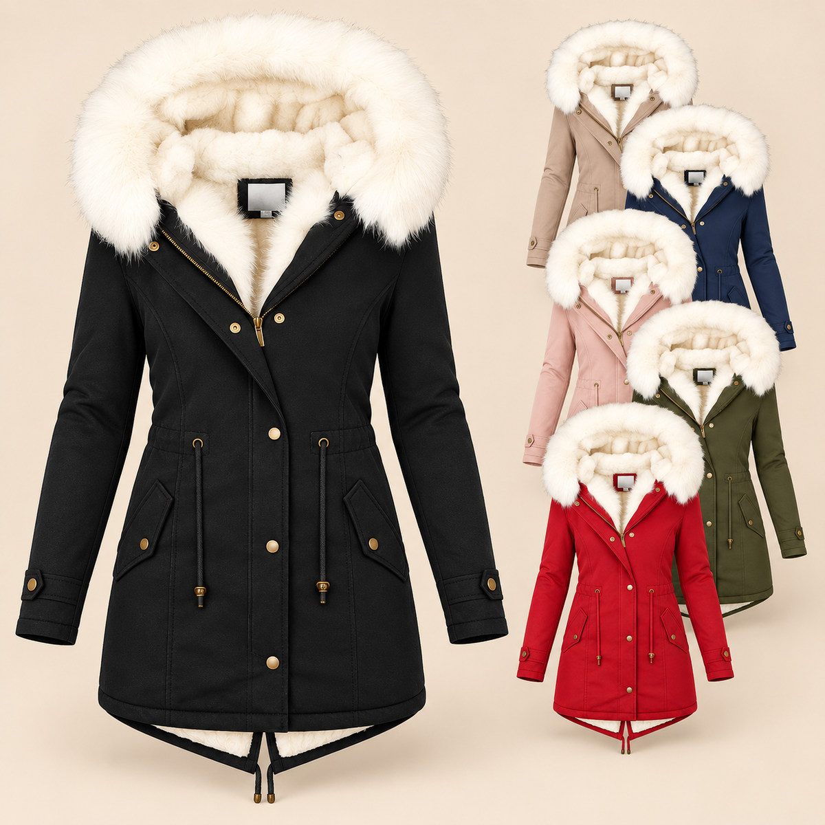 Albane | Parka Lunga Invernale Elegante