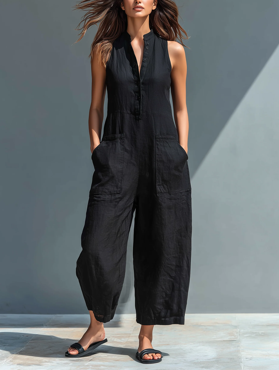 BEATRICE LUCCA | LOTTE SALOPETTE MINIMALISTA SENZA MANICHE DA DONNA