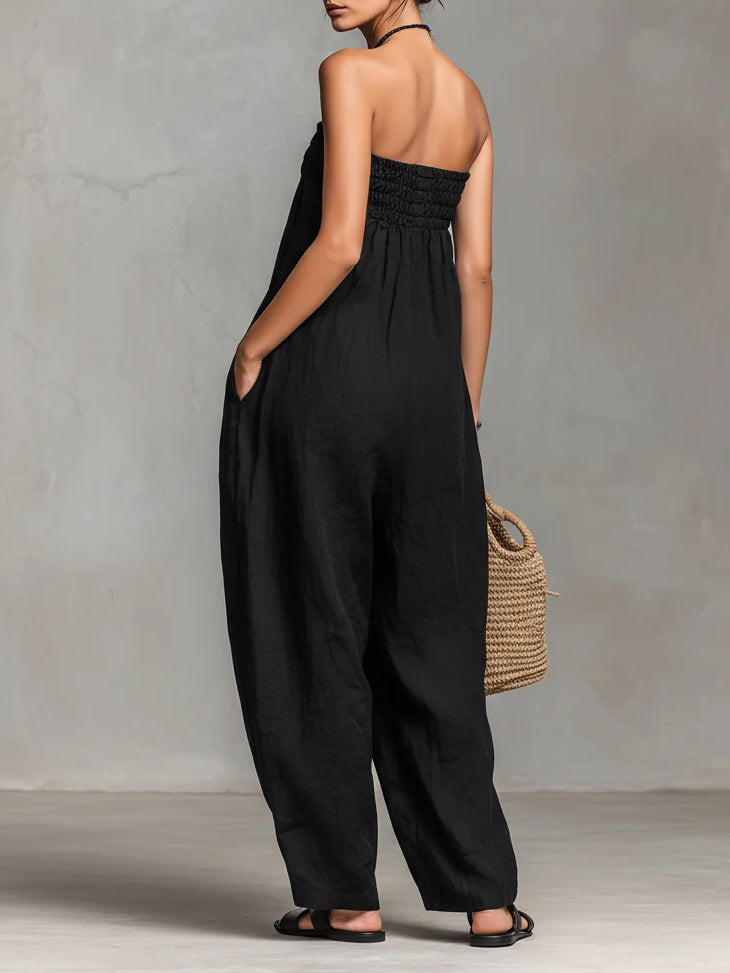 BEATRICE LUCCA | NINA ELEGANTE TUTA SENZA SPALLINE DA DONNA