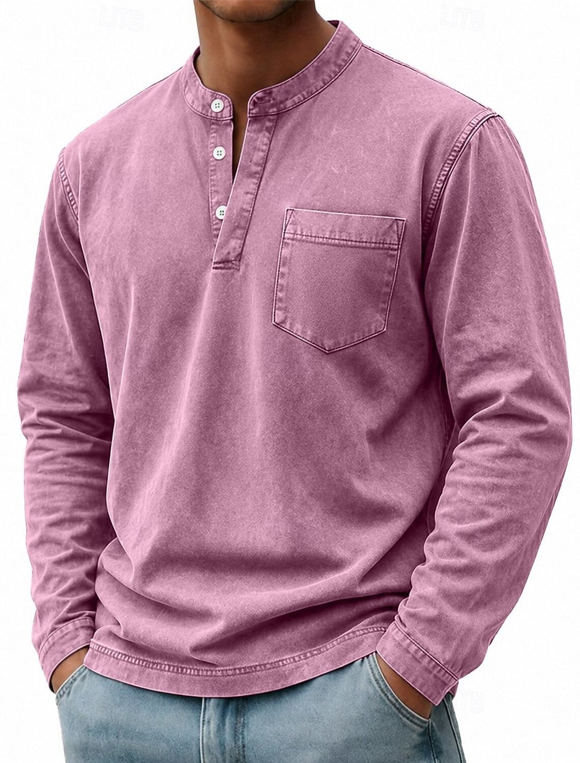 Carver | Maglia Henley da Uomo con Taschino