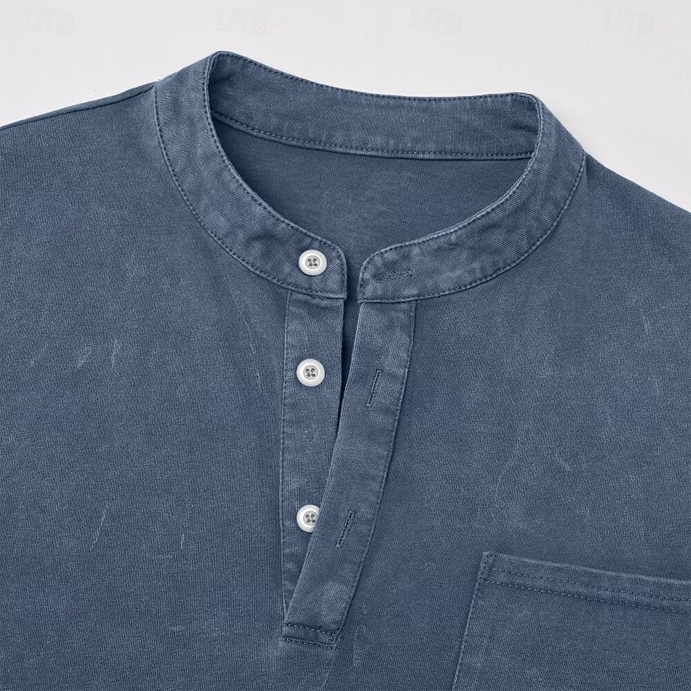 Carver | Maglia Henley da Uomo con Taschino