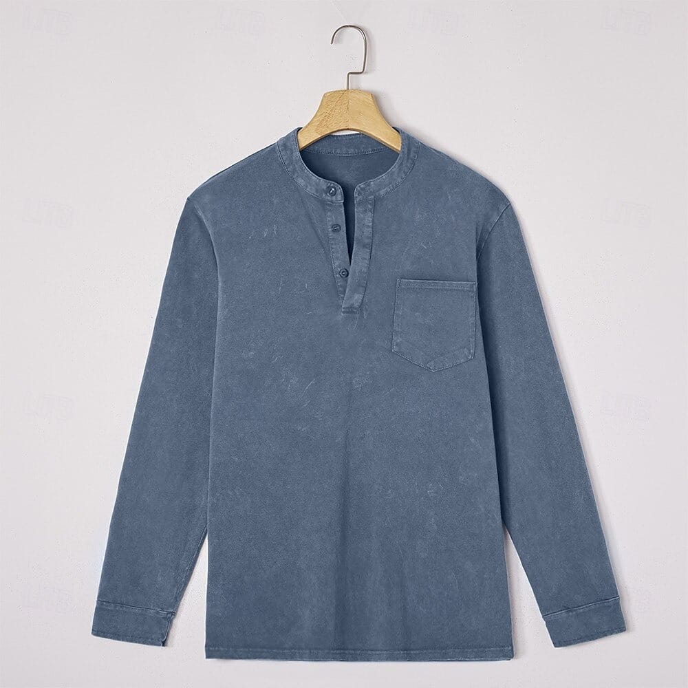 Carver | Maglia Henley da Uomo con Taschino