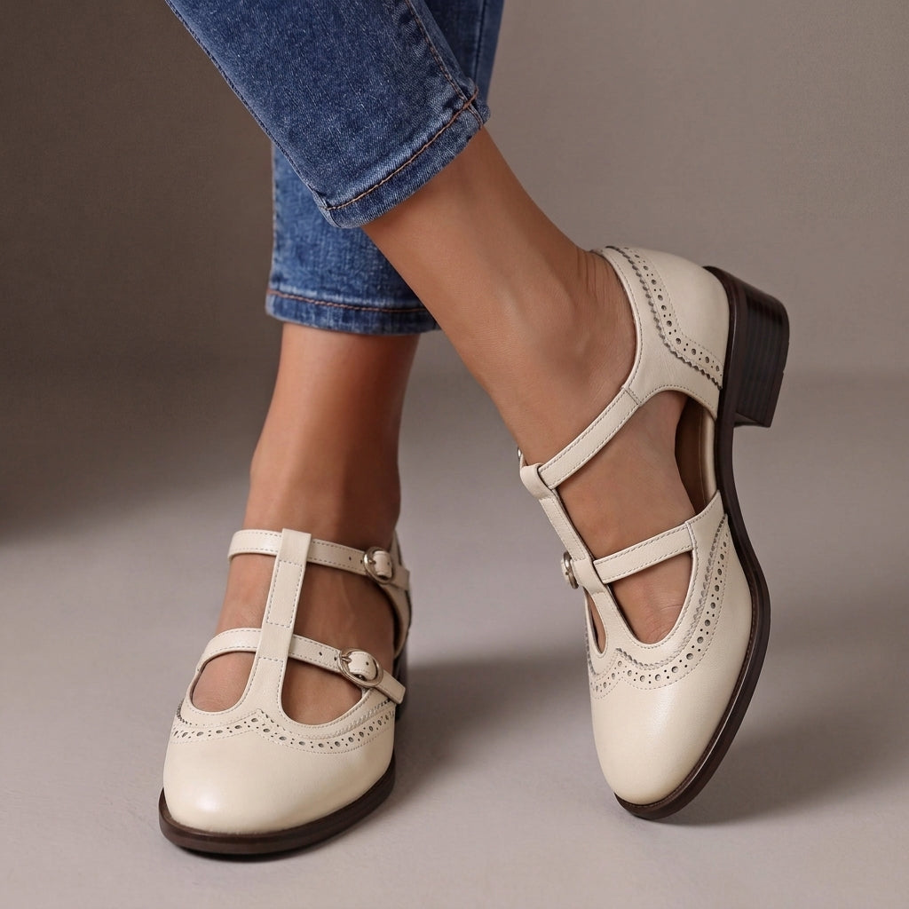 Lucinda | Scarpe Mary Jane con Doppia Fibbia