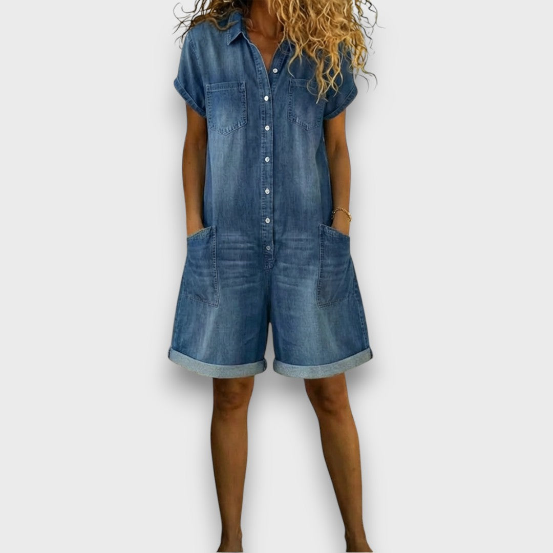 BEATRICE LUCCA | JOAN SHORTS IN DENIM EFFETTO VINTAGE DA DONNA