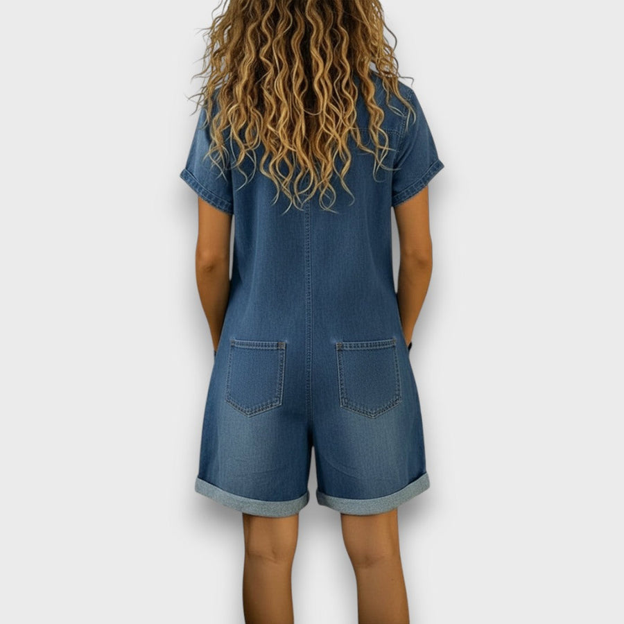BEATRICE LUCCA | JOAN SHORTS IN DENIM EFFETTO VINTAGE DA DONNA