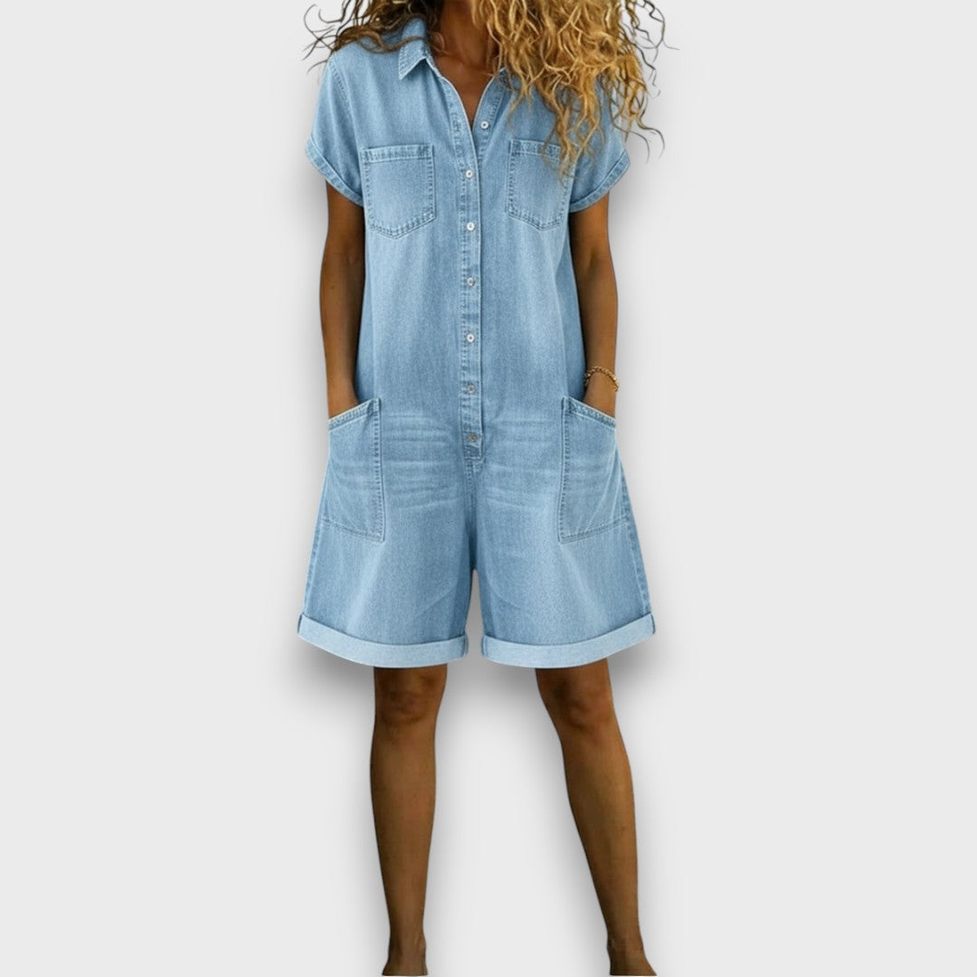 BEATRICE LUCCA | JOAN SHORTS IN DENIM EFFETTO VINTAGE DA DONNA