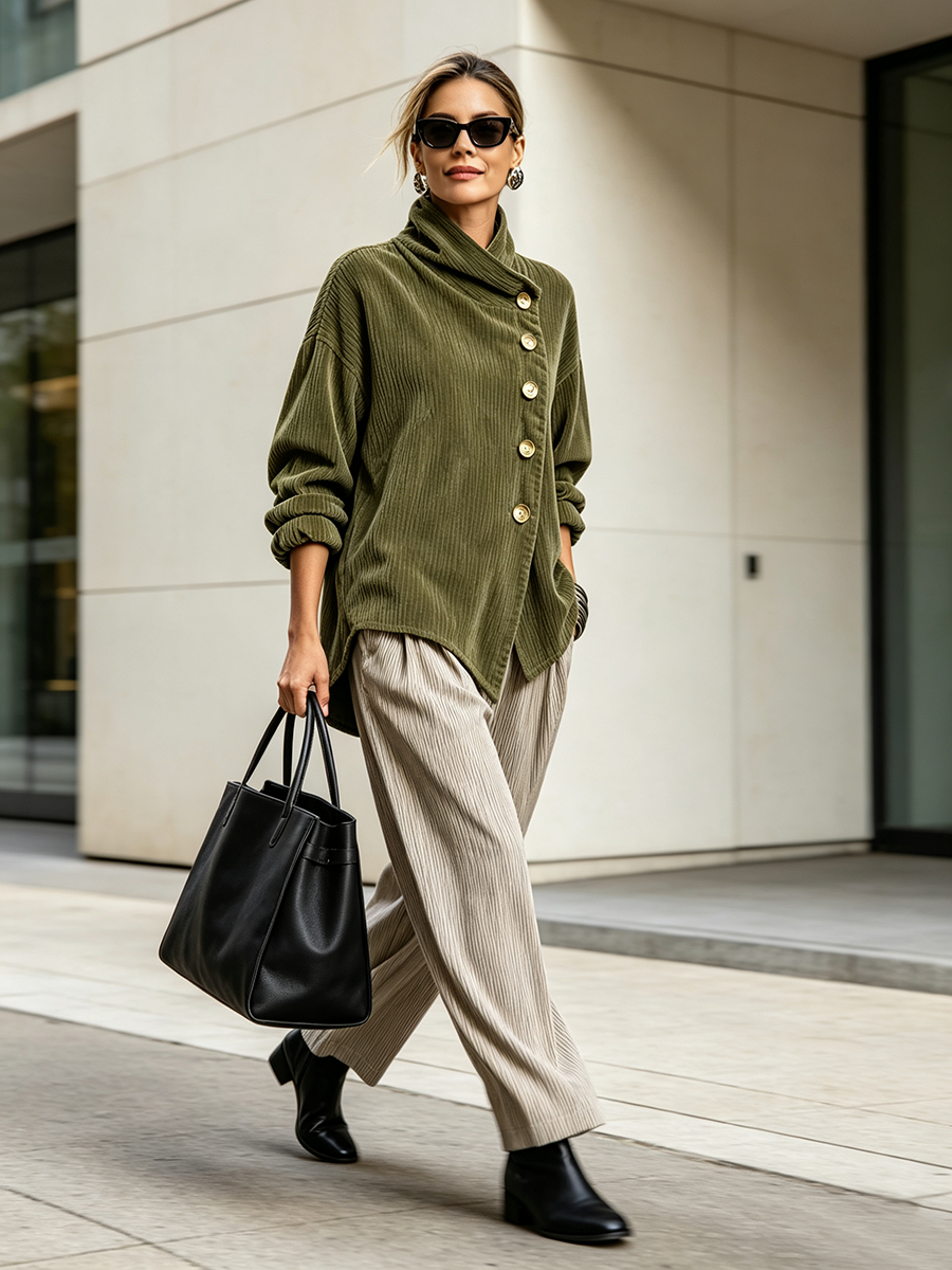 Colette | Maglione in Velluto a Coste